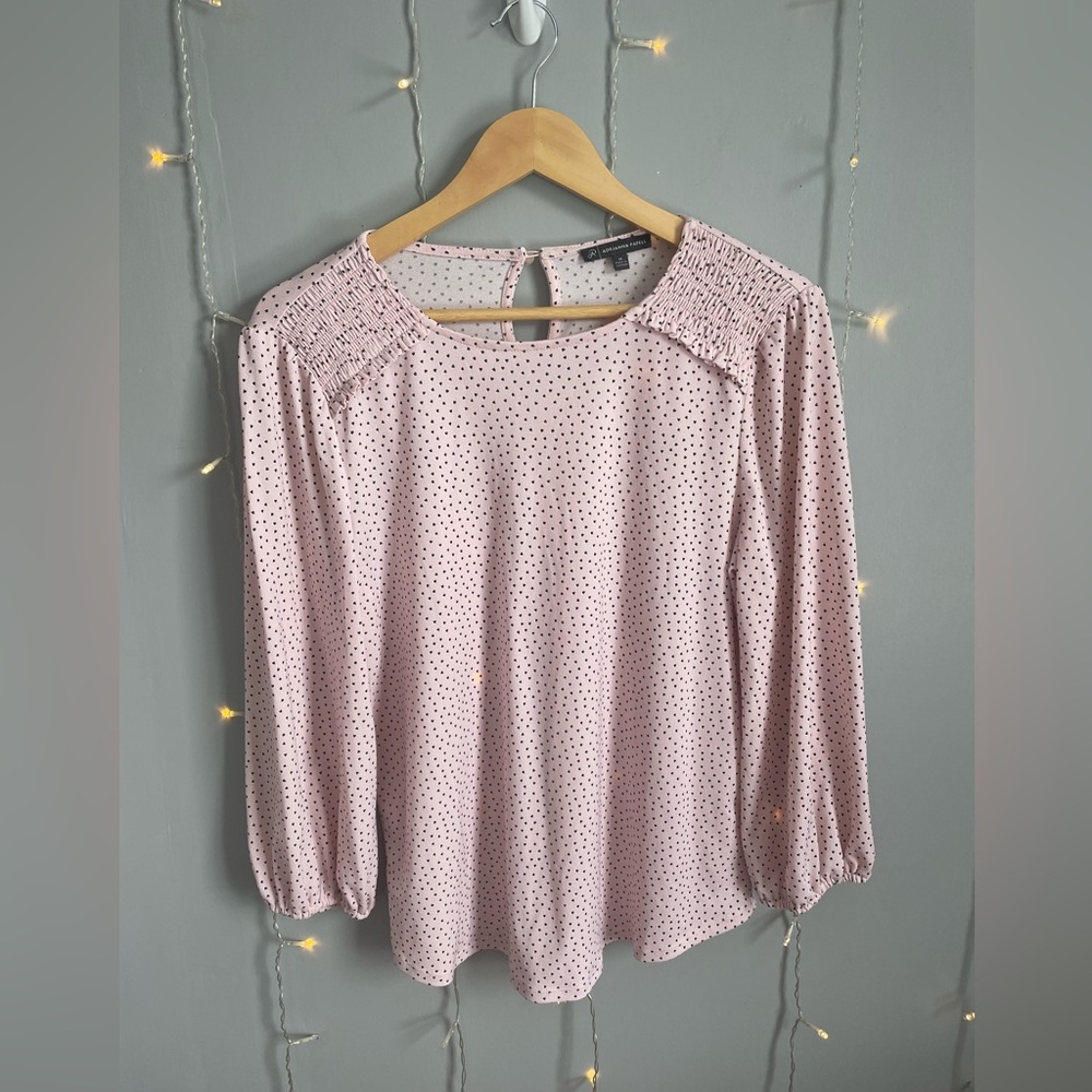Pink Heart Dot Women's Top